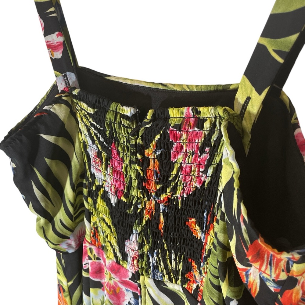 C30- Karin Steven’s Tropical dress Women’s Large - Size 12 - Picture 2 of 3